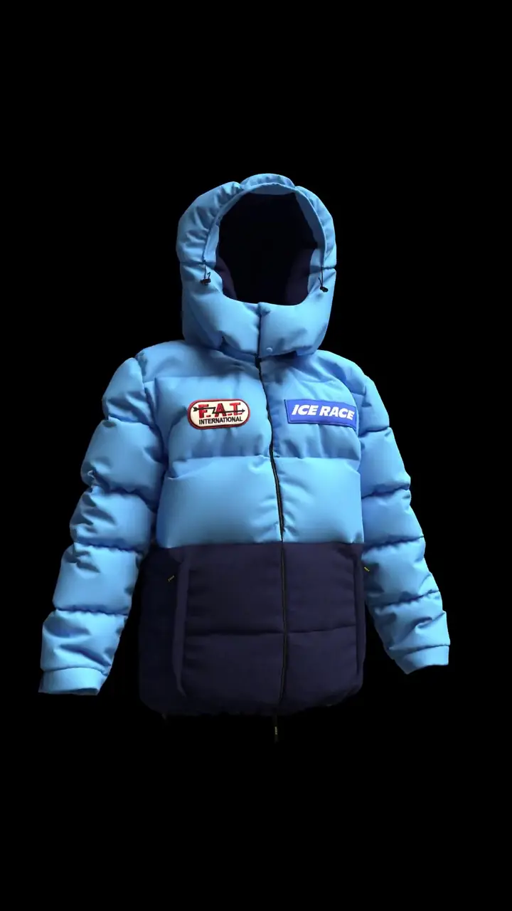 The digital jacket from the front